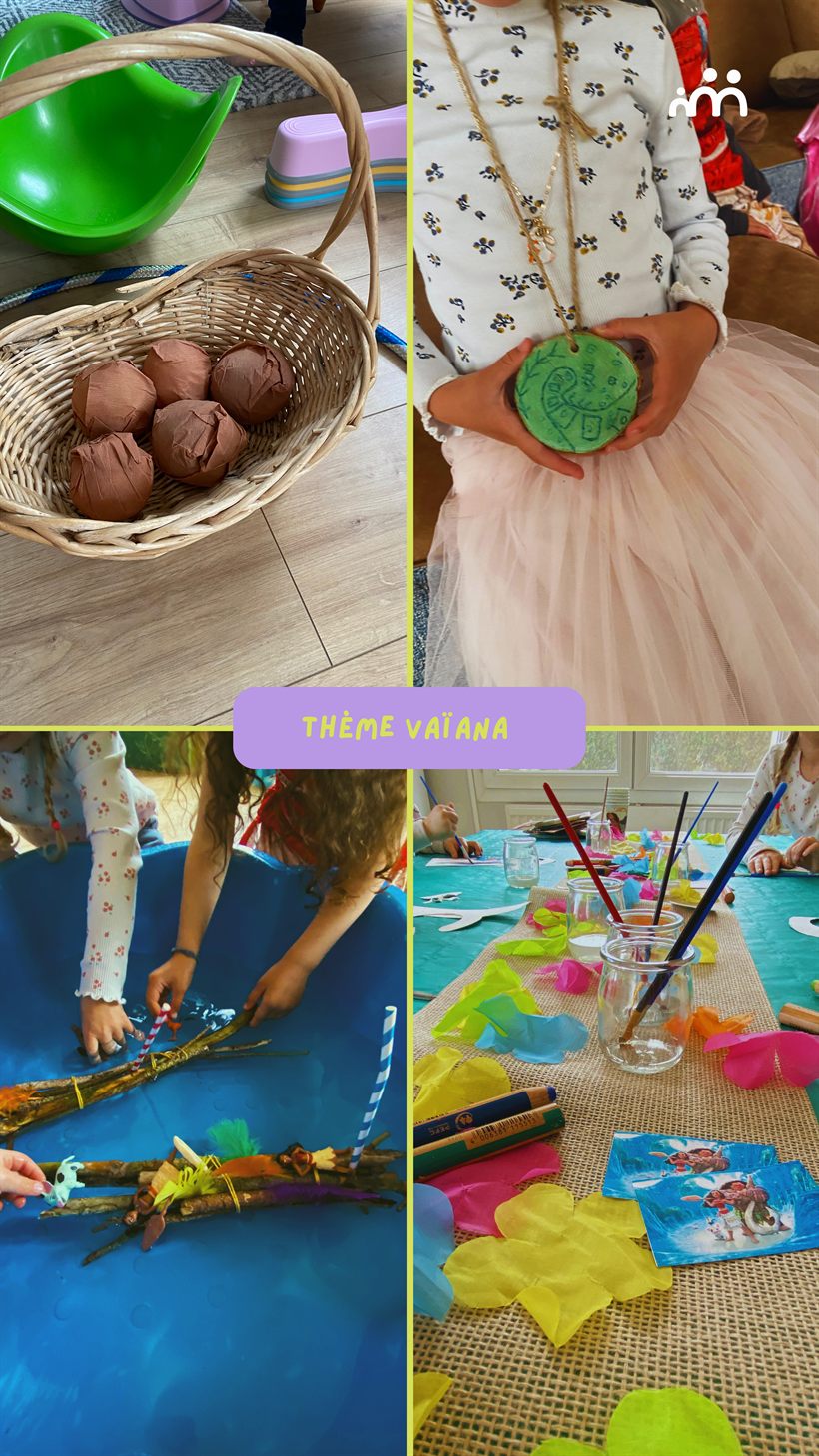Anniversaire des Merveilles - theme Vaïana