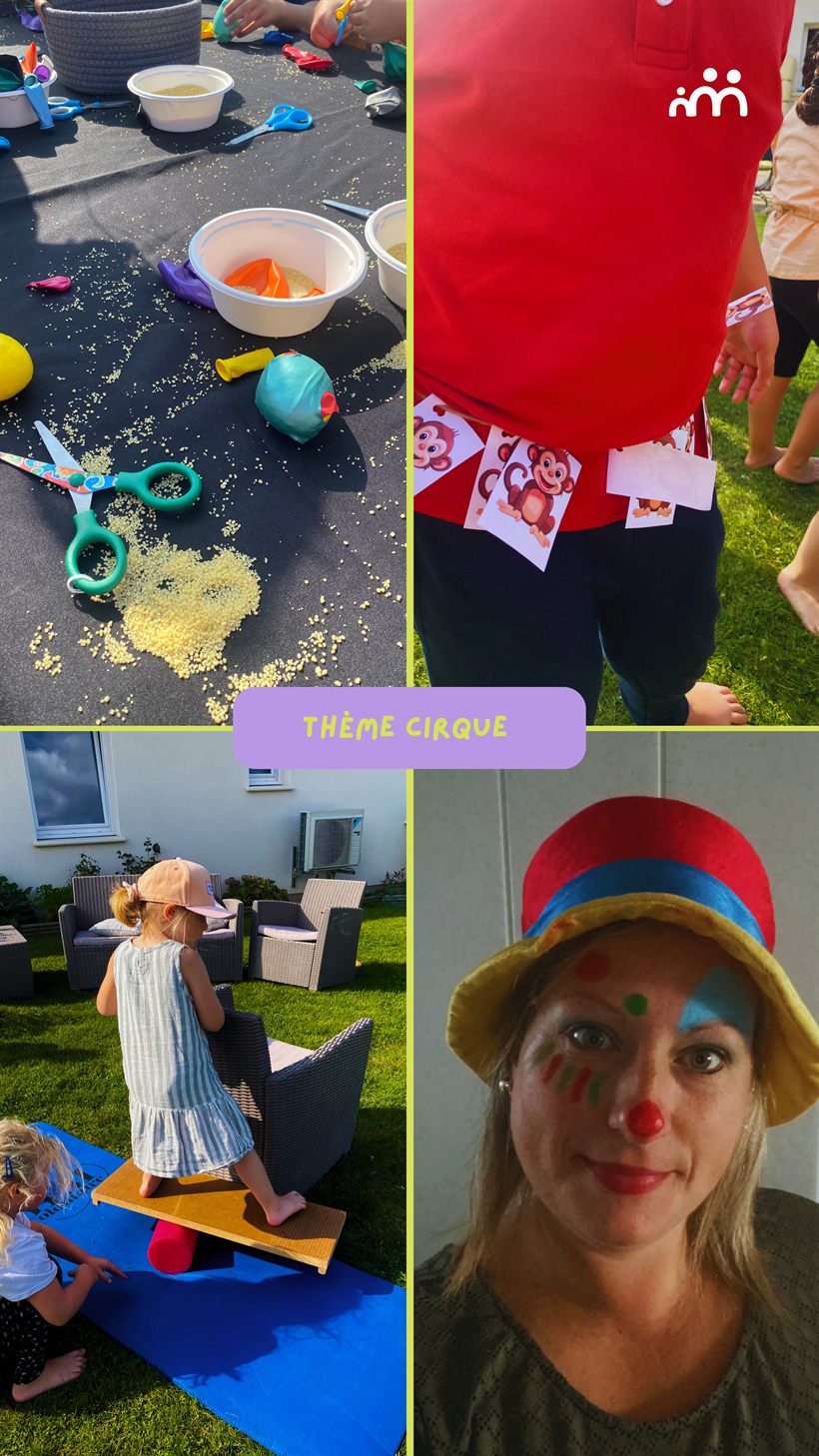 Anniversaire des Merveilles - theme Cirque