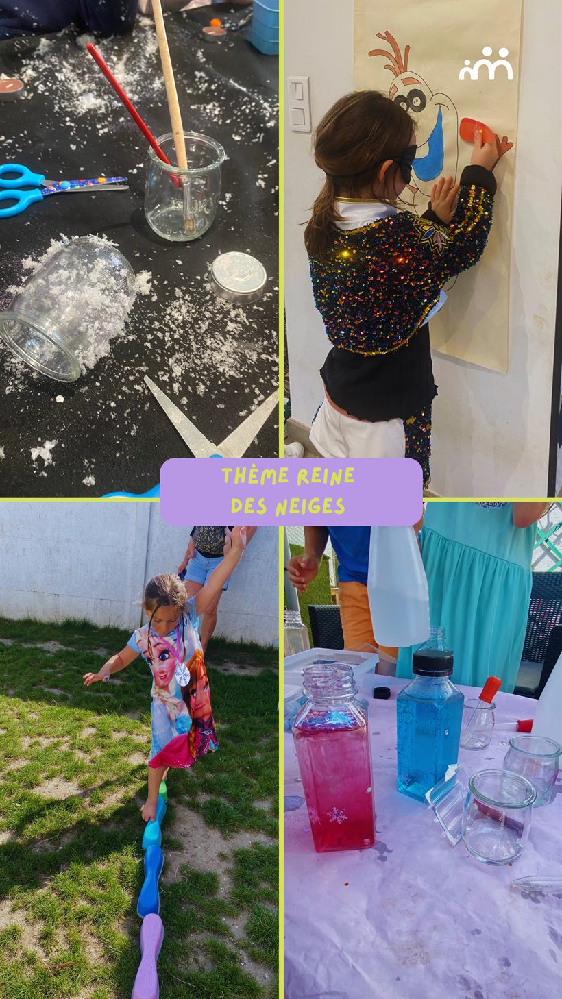Anniversaire des Merveilles - theme Reine des Neiges