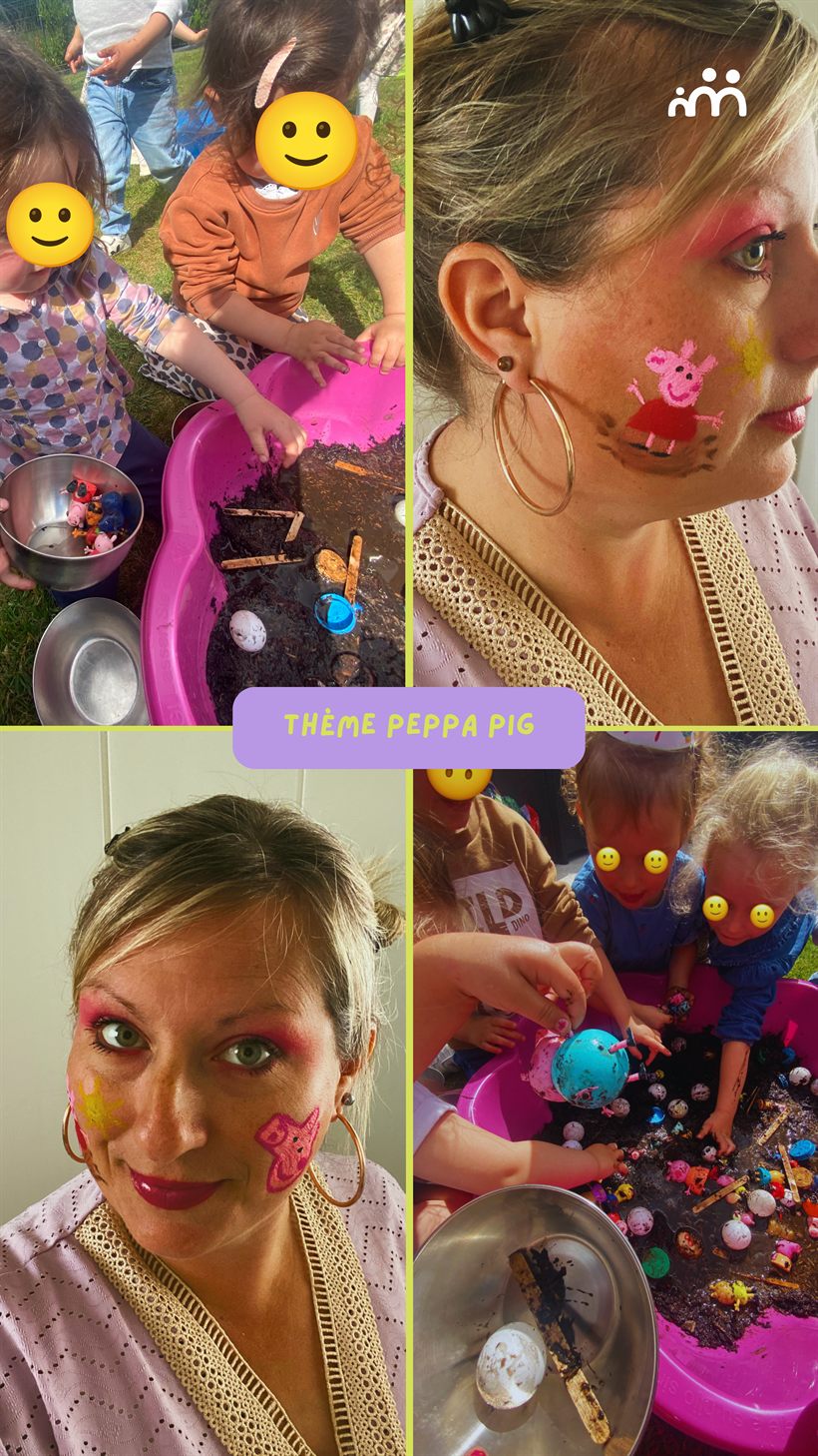 Anniversaire des Merveilles - theme Peppa Pig
